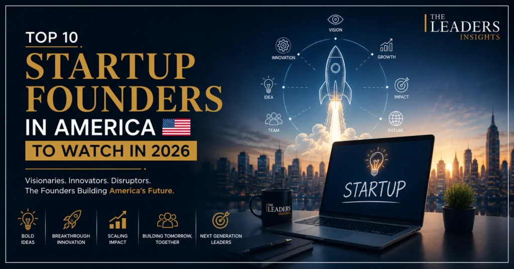 Top 10 Startup Founders in America to Watch in 2026