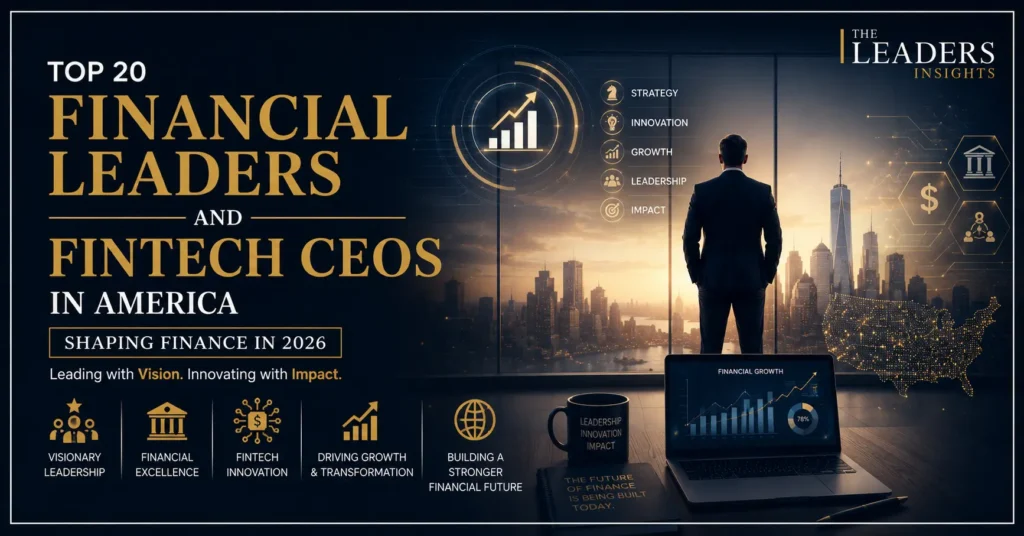 Top 20 Financial Leaders and FinTech CEOs in America