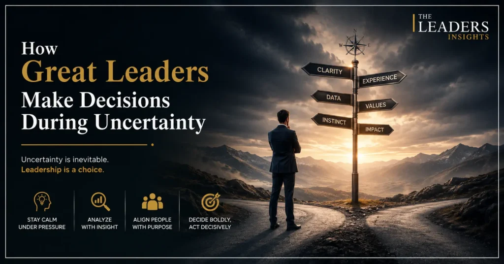 How Great Leaders Make Decisions During Uncertainty