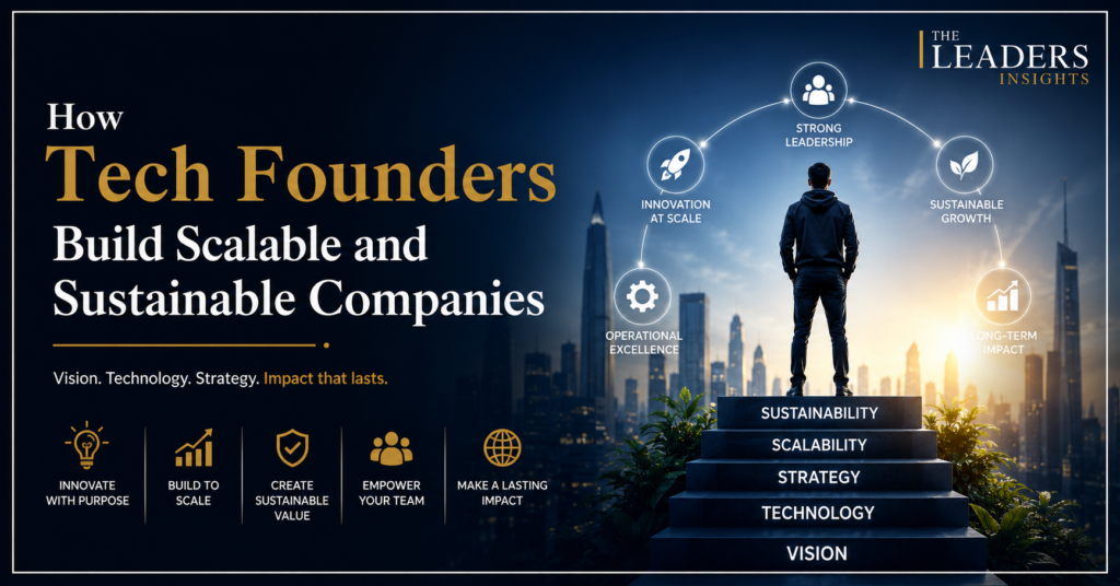 How Tech Founders Build Scalable and Sustainable Companies