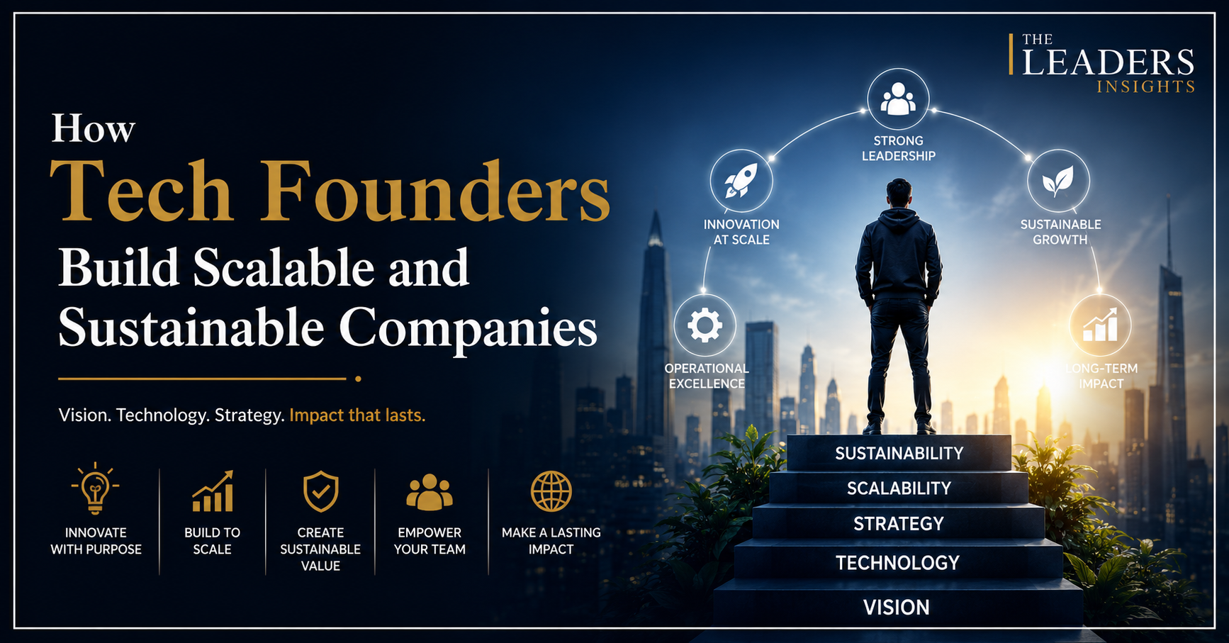 How Tech Founders Build Scalable and Sustainable Companies