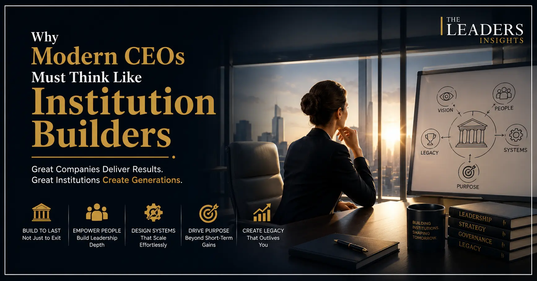 Why Modern CEOs Must Think Like Institution Builders