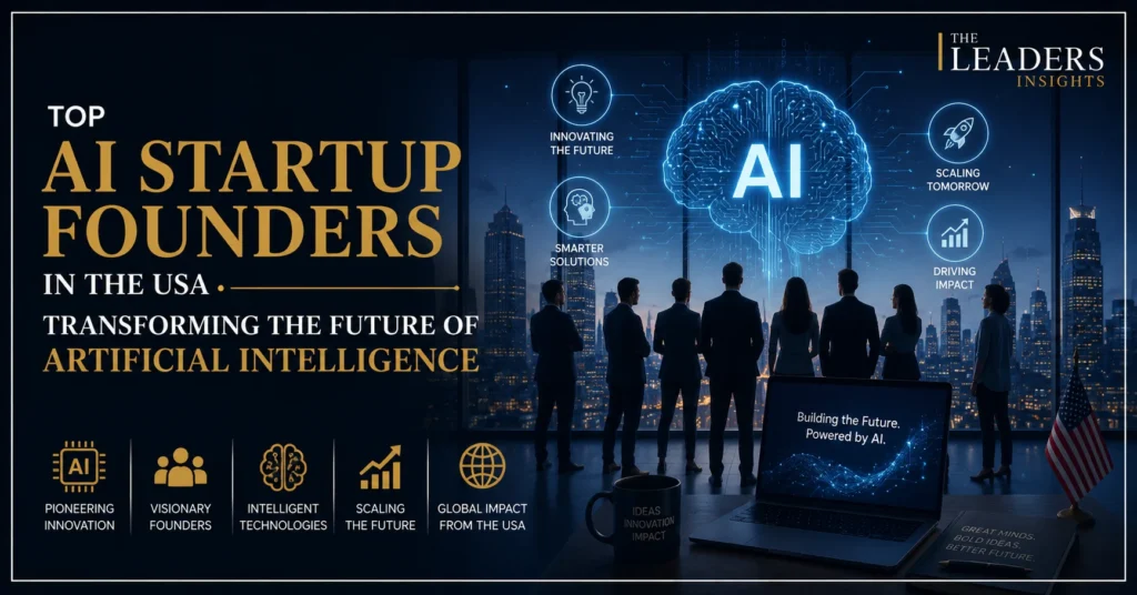Top AI Startup Founders in the USA Transforming the Future of Artificial Intelligence
