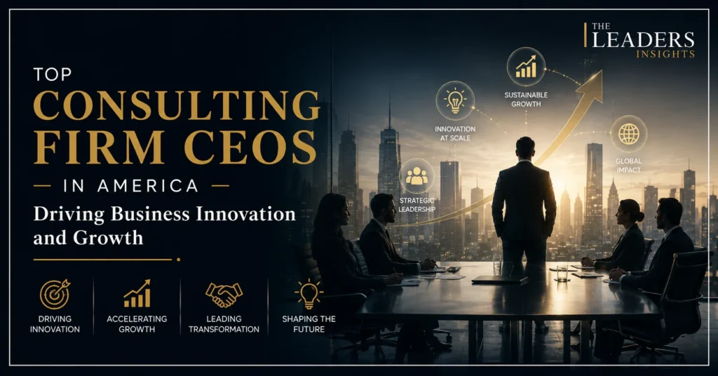 Top Consulting Firm CEOs in America Driving Business Innovation and Growth