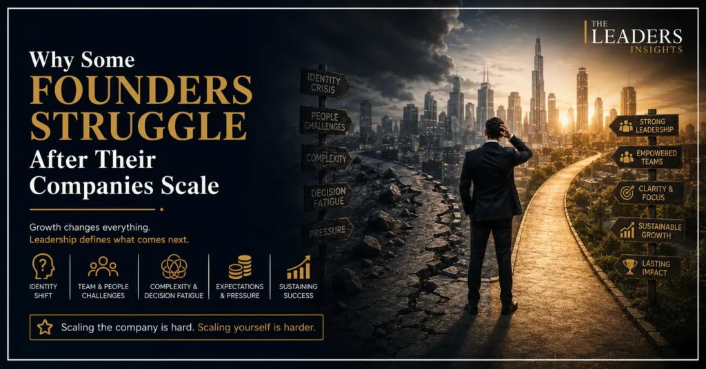 Why Some Founders Struggle After Their Companies Scale