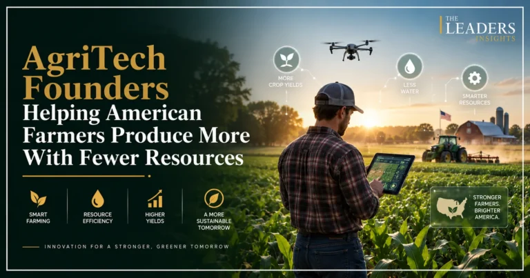 AgriTech Founders Helping American Farmers Produce More With Fewer Resources