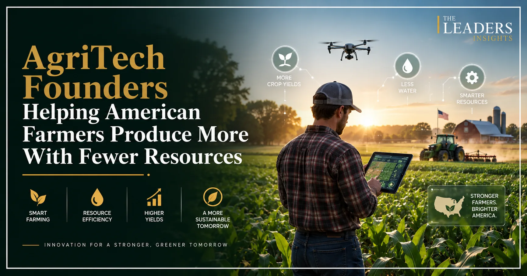 AgriTech Founders Helping American Farmers Produce More With Fewer Resources